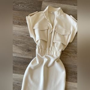 NWOT Baddieville Always On Time Cargo dress Size XS/S